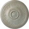 Ekena Millwork Bailey Ceiling Medallion (Fits Canopies up to 4"), Hand-Painted Flash Gold, 18 1/8"OD x 3/4"P CM19BIFLS - alternate 1
